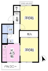 メゾン衣笠の物件間取画像